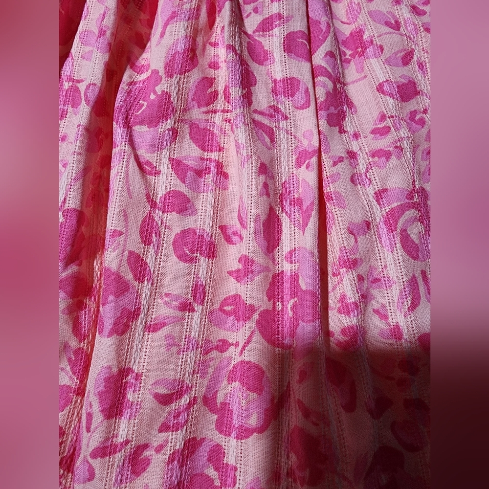 Joie Kids Pink Floral Sleeveless Dress 6 Y - Picture 4 of 10